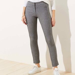 LOFT Speckled Skinny Ankle Pants